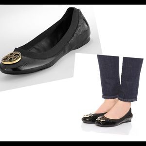 tory burch elastic flats
